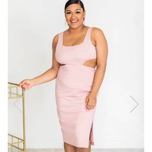 Pink Lilly “Marvelous Dance” midi dress